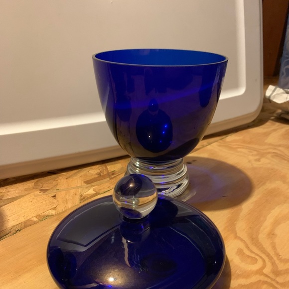 Vintage Cobalt Blue Glassware - Picture 10 of 14